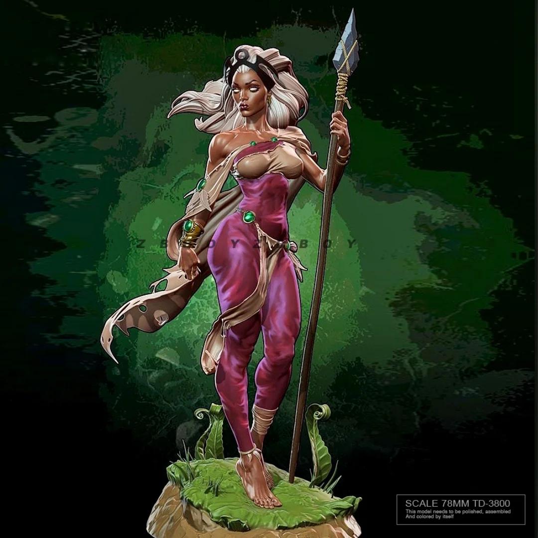 

1/35 Scale Resin Figure Tribal female guards Model Kit Statue Unassembled and Unpainted 3D printing toy ﻿