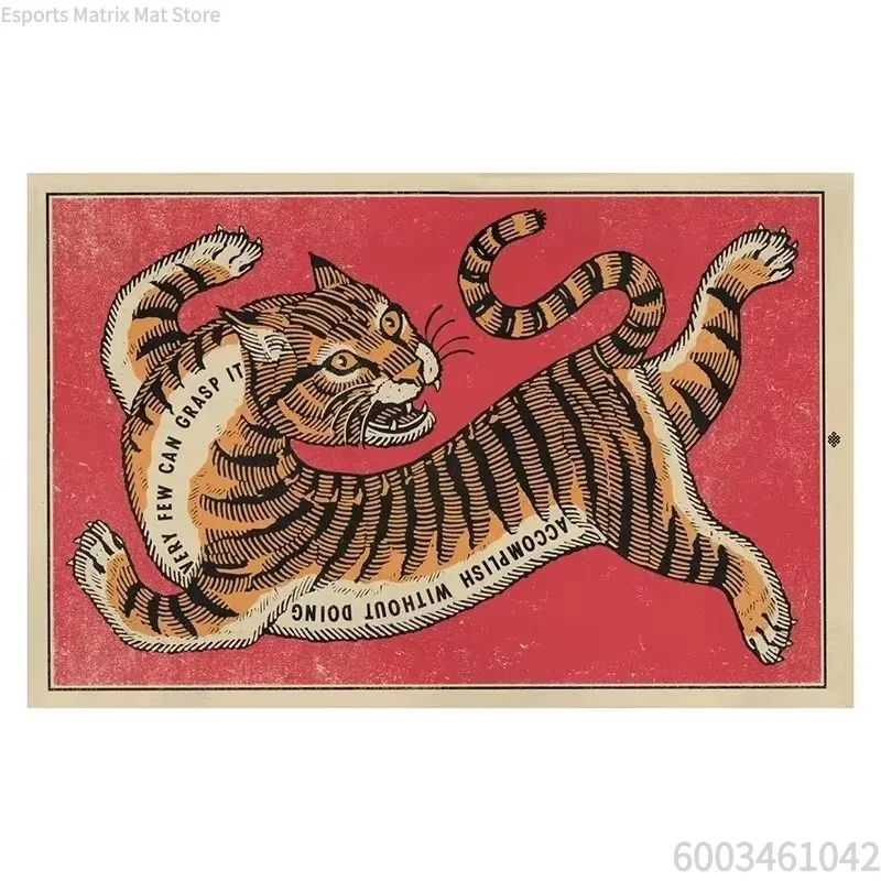Tiger Print Rug Living Room Bedroom Decorative Rug Soft Comfortable Machine Washable Home