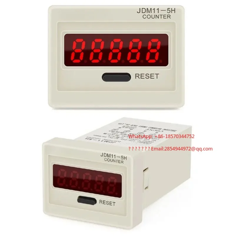 

LL 5-битный электронный счетчик с цифровым дисплеем и памятью сбоя питания, камерный счетчик JDM11-5H
