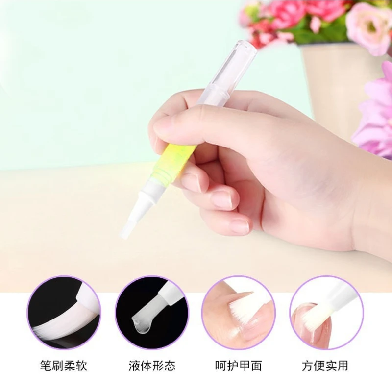 ปากกาบำรุงเล็บ 2 มล. น้ำมันบำรุงจมูกเล็บ ฟื้นฟูผิวที่ตายแล้ว บำรุงรอยแตก ป้องกันหนังกำพร้าฉีก น้ำมันบำรุงขอบเล็บ ผลิตภัณฑ์ดูแลเล็บ