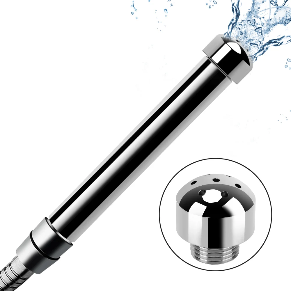 Enema Bidet Faucet Ass Cleaning Anal Douche Wash Cleansing Sex Tools for Couples 7 Holes 3 Shower Heads Vaginal Cleaner