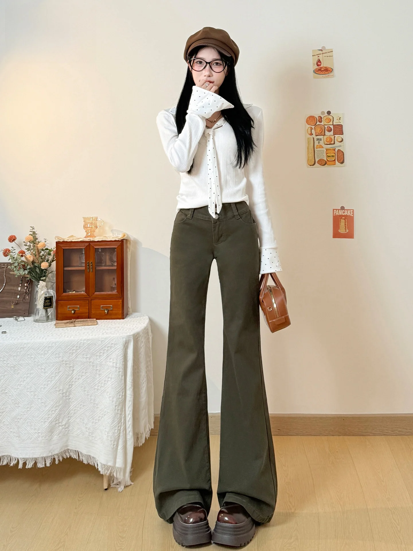 

Женские джинсы-клеш с низкой талией, летние, облегающие, из денима, в американском стиле, повседневные, весенние новинки