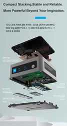Morefine 게이머 미니 PC M9 12 세대 인텔 알더 레이크 i9 12900HK N100 N95 DDR4 NVME Win11 2 * HDMI2.0 2.5G LAN M8 컴퓨터 WiFi6 Nuc