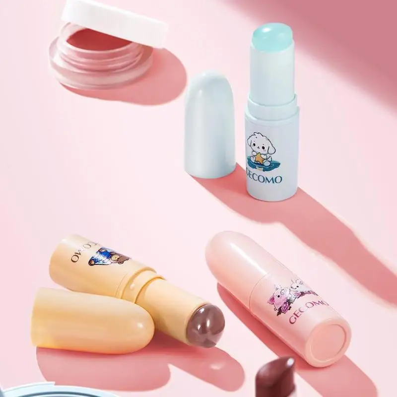 Herramientas de maquillaje corrector de lápiz labial multifuncional, cepillo de labios de silicona, pinceles para difuminar de cabeza redonda pequeña, cepillo de labios cubierto a prueba de polvo