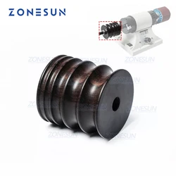 ZONESUN Leather Edge Polisher For Leather Burnishing Machine Ebony Wood Edge Polishing Slicker Leather Tip Side Border Polisher