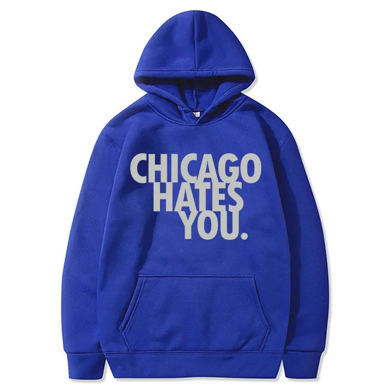 Sweat à capuche Hared Chief Keef Chicago Hates You Same Style pour hommes et femmes, Hip Hop, Sweat-shirt At, Mode décontractée, Sourire, Y-Streetwear