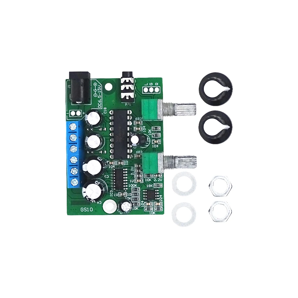 High-fidelity 2.1 three-channel subwoofer 12V audio amplifier board mini small volume digital class D 030 module