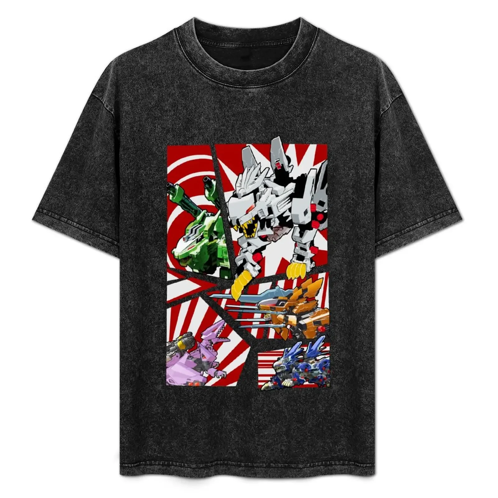 

Zoids New Century Zero Dark Grey T-Shirt Lightweight Cooling Short Sleeve Tee