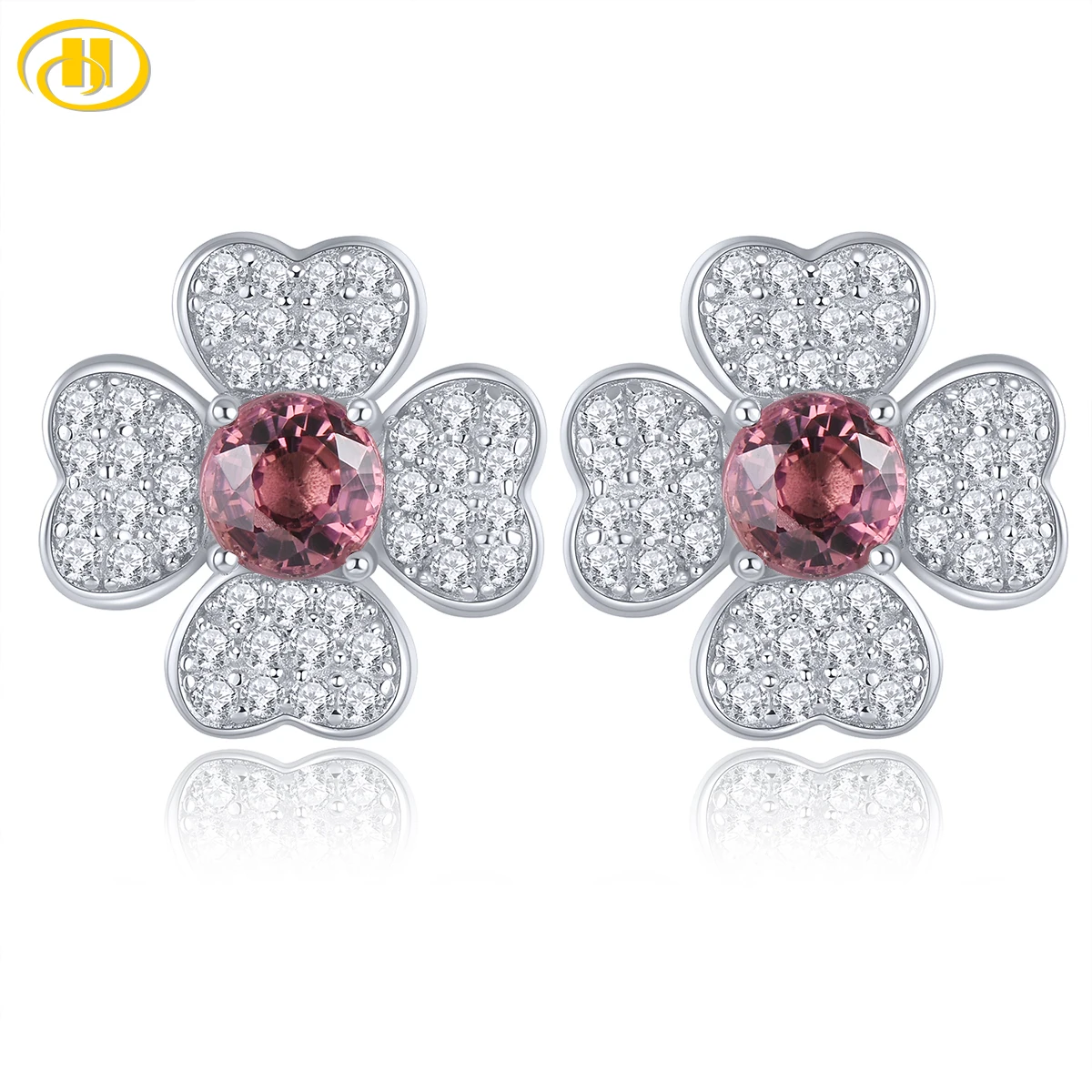 natural-pink-tourmaline-solid-sterling-silver-stud-earring-08-carats-genuine-gemstone-romantic-elegant-tourmaline-women-gifts