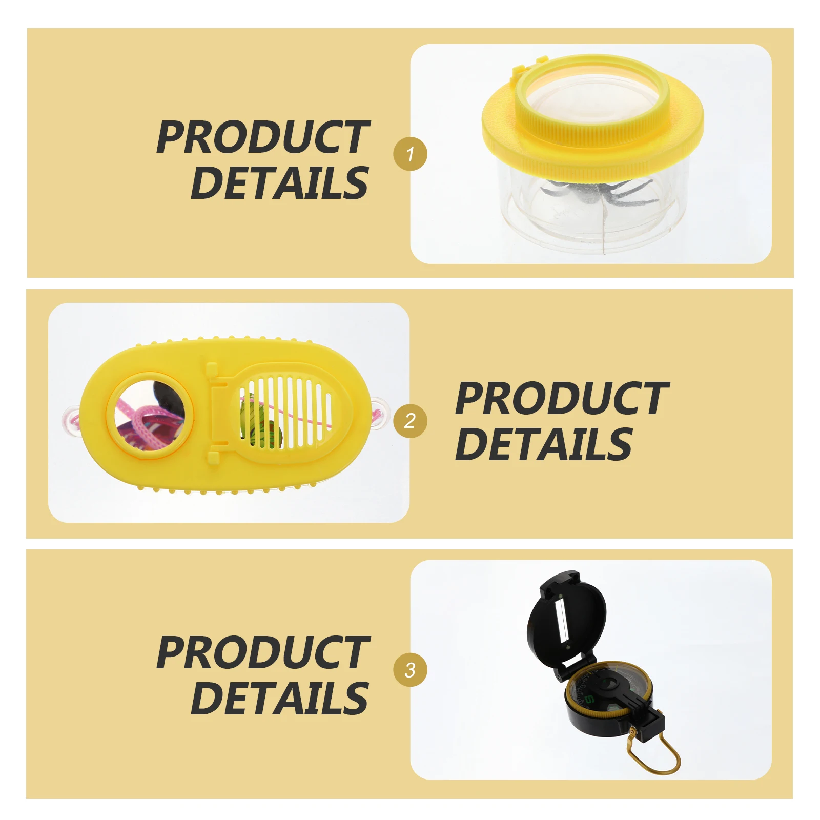 

Insect Observation Viewer Toy Kids Collector Outdoor Exploration Tools Magnifier Educational Gift Set for Children