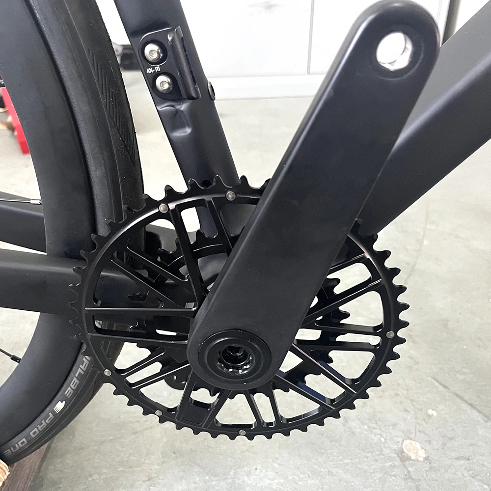 LEESE カーボンクランク 欠品あり 24mm 150m LEESE LSE-C01 、カーボンファイバークランク超軽量ロード砂利バイク