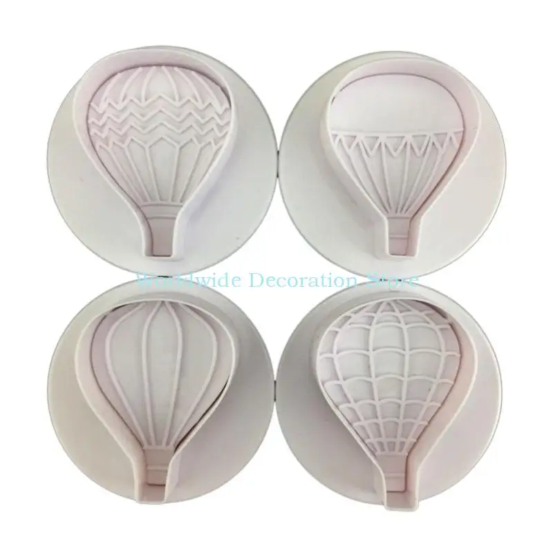 Q39B 4 Pack 친환경 3D 프린팅 베이킹 가제트 쿠키 절단기 DIY 쿠키 금형