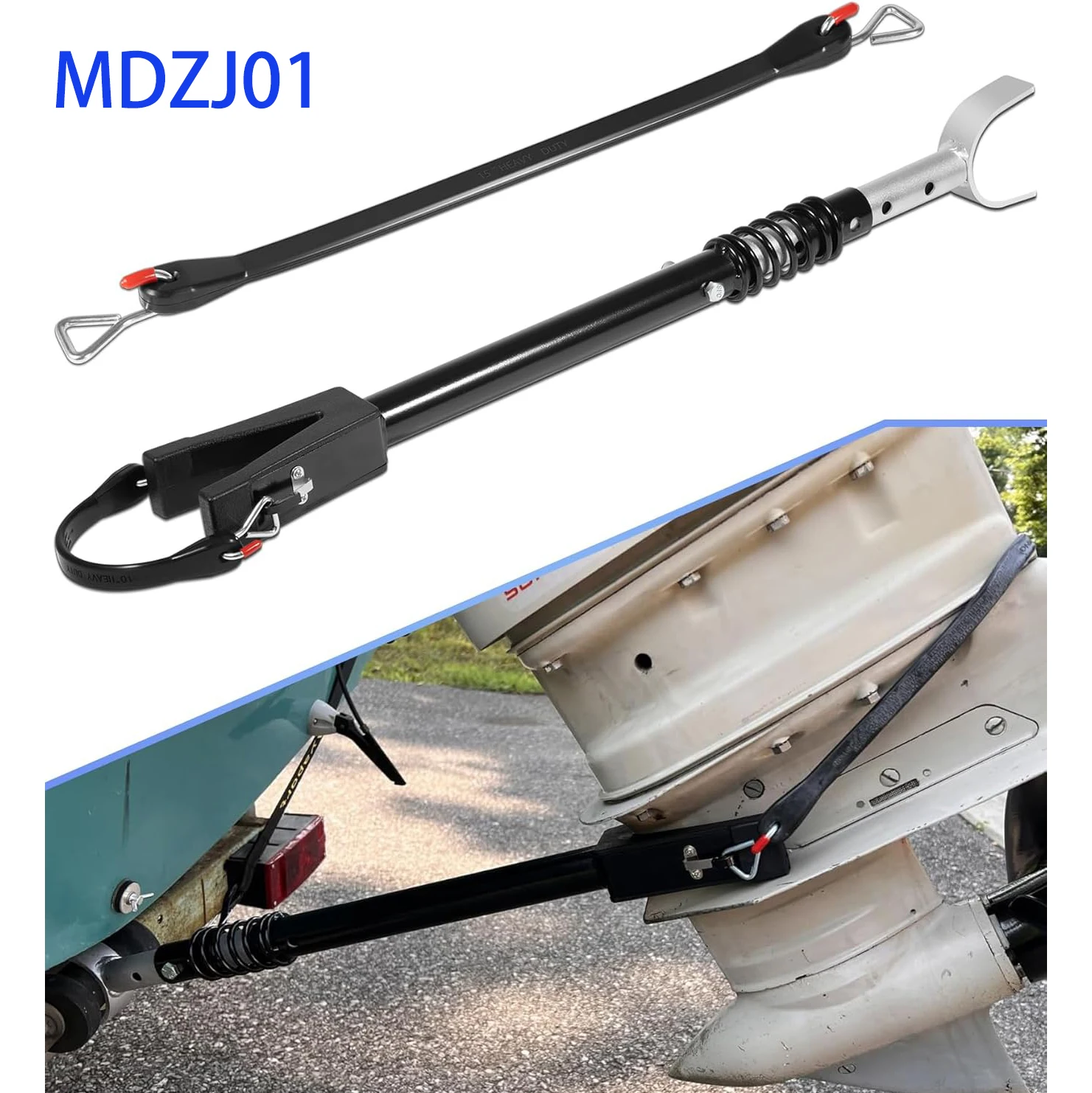 boat-transom-saver-for-most-outboard-motors-150hp-2027”-307”-adjustable-outboard-motor-support-bracket-with-shock-absorption