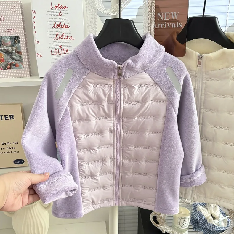 Jungen Mädchen Dicke Jacken Winter Kinder Gefütterte Fleece Warme Mäntel Kinder Kapuzen-Baumwoll-Oberbekleidung Kinderkleidung Kaschmirmantel – Detail 20
