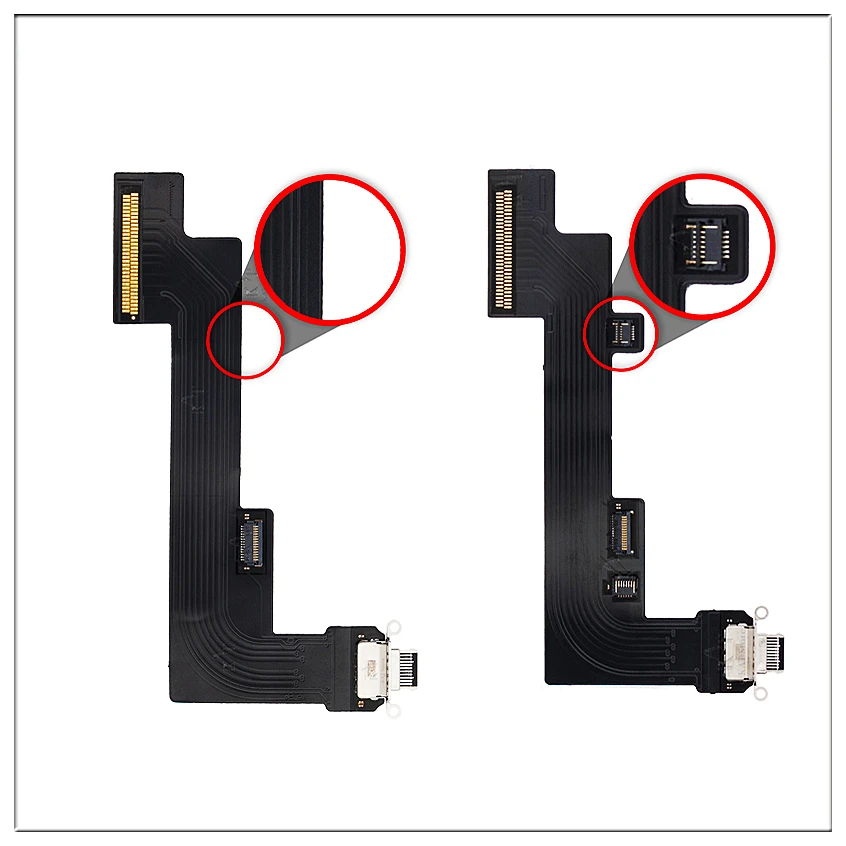 1Pcs Air5 Charging Charger Dock Port Connector Flex Cable Compatible for IPad Air 5 2022 10.9 Inch Same As Air4 Replacement Part