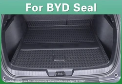 Car Trunk Mat For BYD Seal EV 2024 2025 DMI Cargo Boot Liner Tray Waterproof Bottom Protector Pad Car Interior Accessories