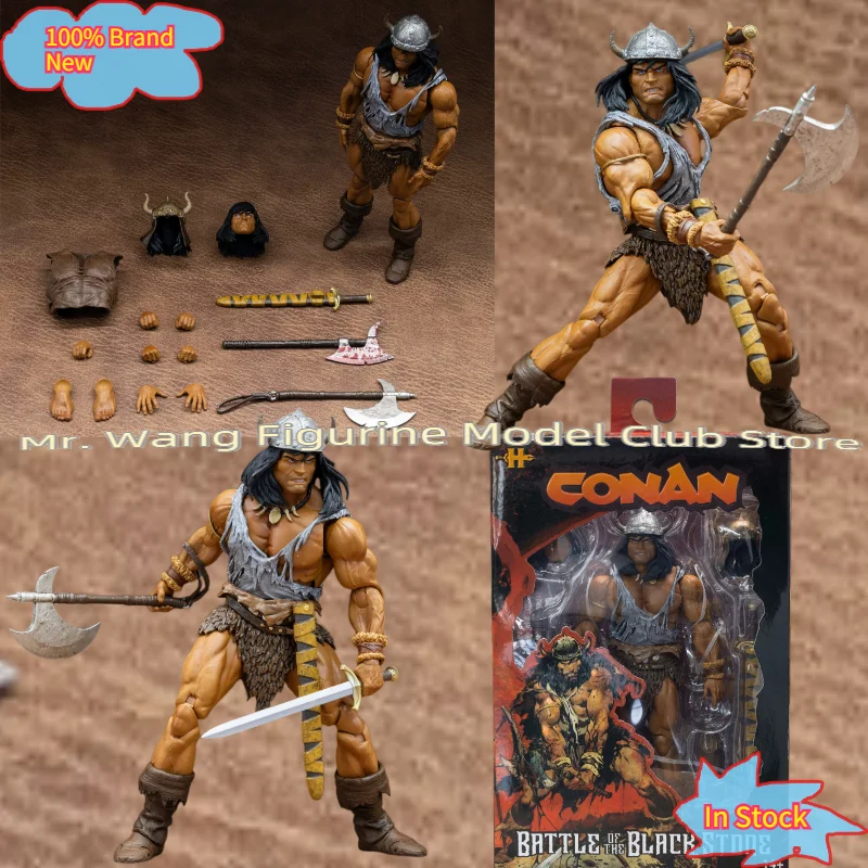 100% Nuevo, en Stock, Figura de Acción Articulada HC Studio 1/12 Barbarian Blackstone Battle, Regalo Coleccionable