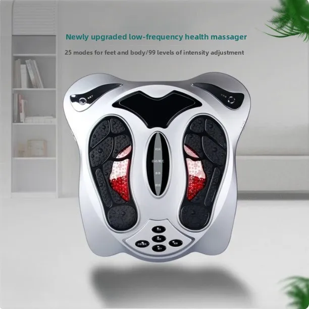 Foot massager, low frequency pulse leg acupuncture pain acupoint therapy meridian instrument moxibustion