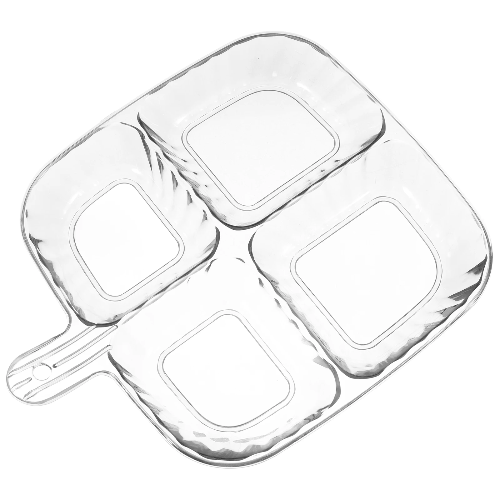 

Garlic Preparation Tray Culinary Storage Cutlery Station Tableware Solution Food Divider Light Grey