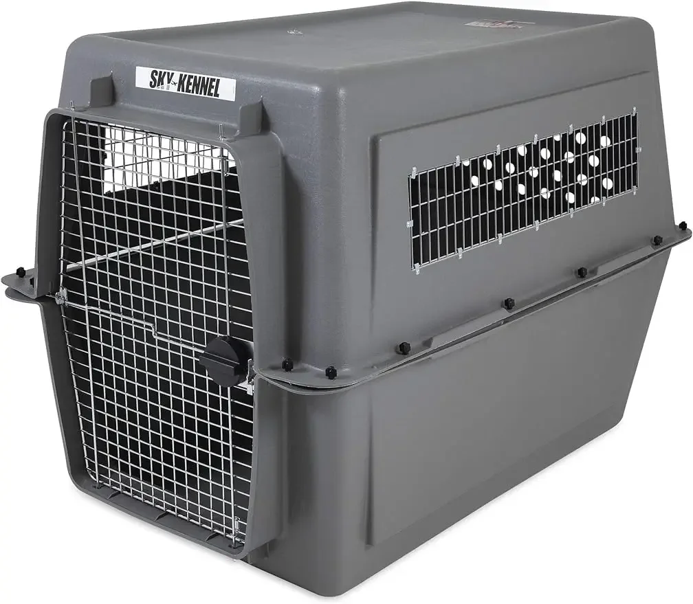 

Sky Kennel, 48 Inch, IATA Compliant Dog Crate for Pets 90-125lbs, Made in USA