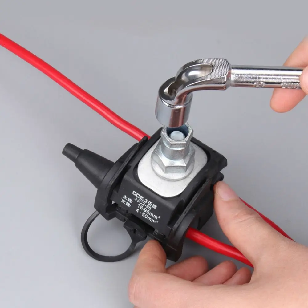 ใหม่ 63A/75A เจาะฉนวนกันความร้อน Connector No-Peeling ฉนวนกันความร้อนสายคลิป Unbreakable ด้ายกลางแจ้งสายไฟเทอร์มินัล