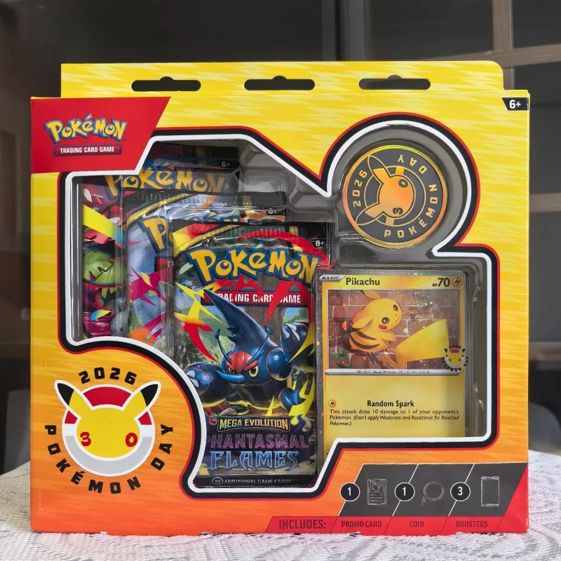 

In Stock Original PTCG PKM 30th Anniversary Serise Booster English Version Cards Collection Decoration Surprise Toys Card