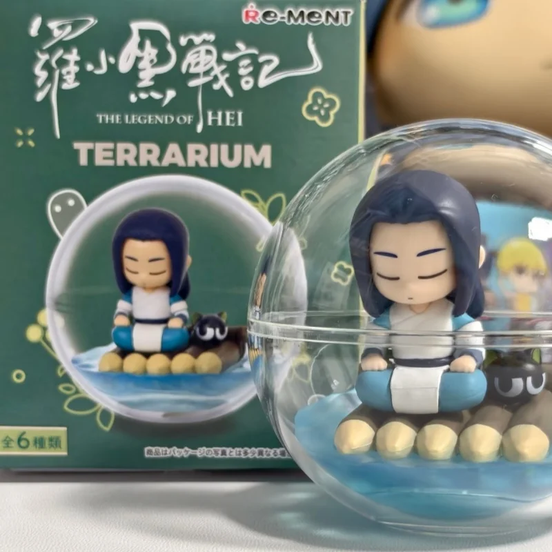 

Новый оригинальный The Legend Of Hei Infinite Virtual Huai Series Kawaii аниме фигурки Luo Xiaohei мультфильм украшения рабочего стола игрушки