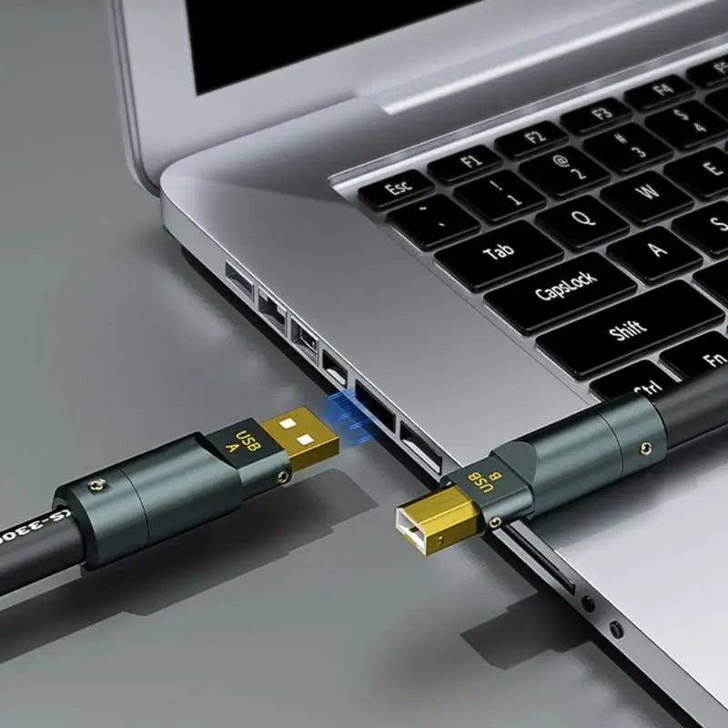 

6N Монокристаллический медный USB A до B кабельный шнур качество звука 50-200 см длиной 896c