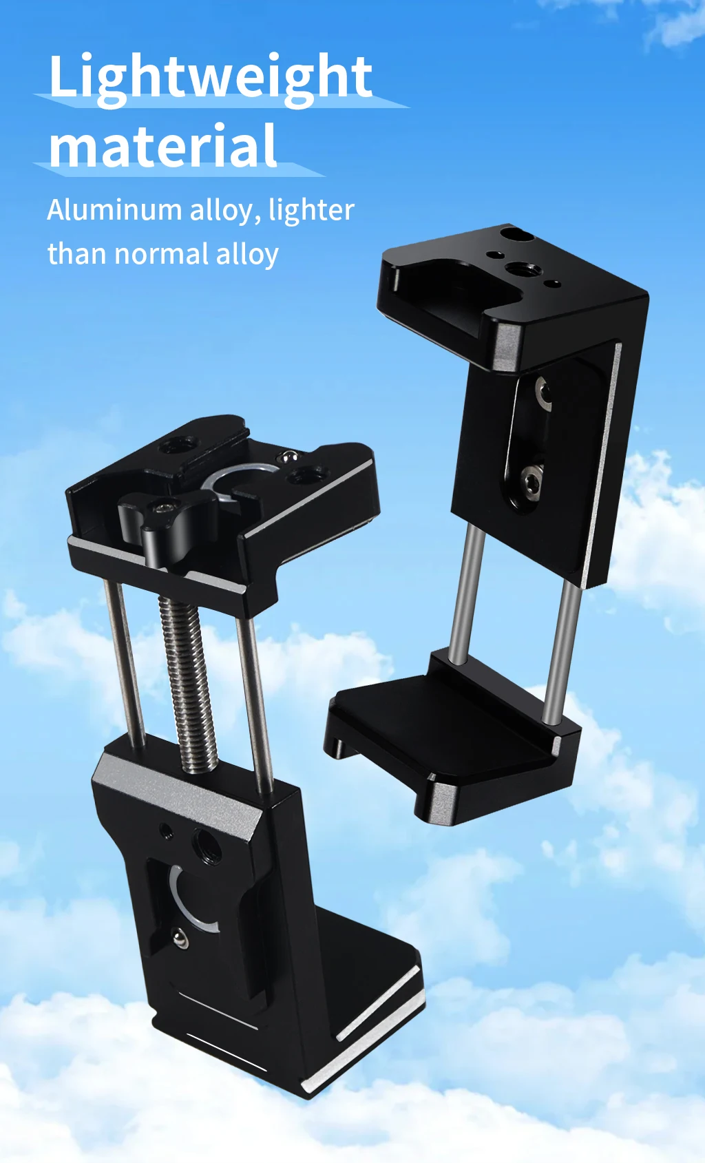 Universal Mobile Power Bank Halter SSD Halterung Clamp 53-83mm Quick Mount Kalten Schuh für DJI Mic SLR Kamera telefon Stativ Vlog Clip – Detail 29