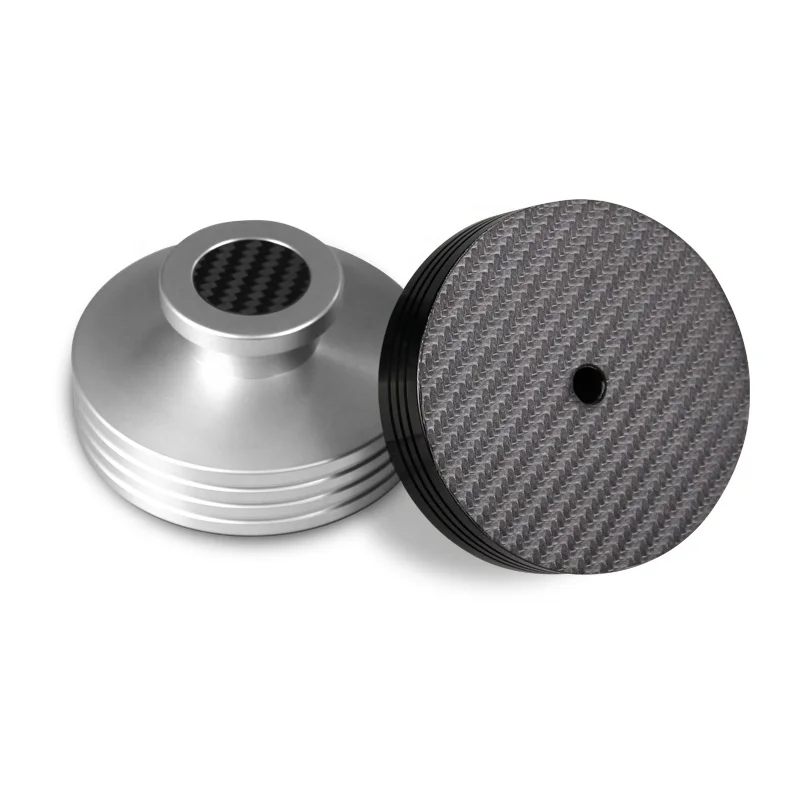 Vinyl Turntable Stabilizer Carbon Fiber Attached Reduces Resonance Vibration