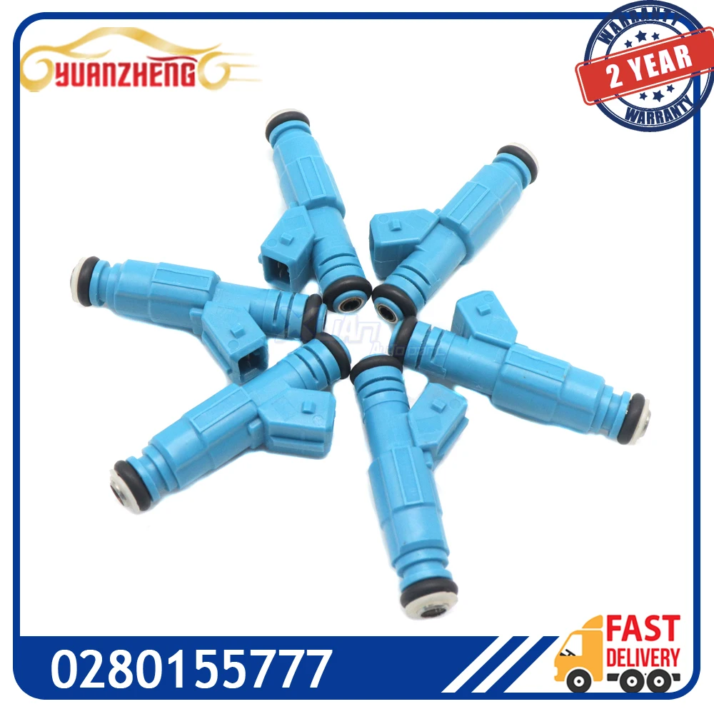 Car 6pcs Fuel Injectors Nozzle 0280155777 For Holden WH WK VT Statesman Commodore VQ VR VN VG VP VS VS 3.8L 5.0L 852-12225