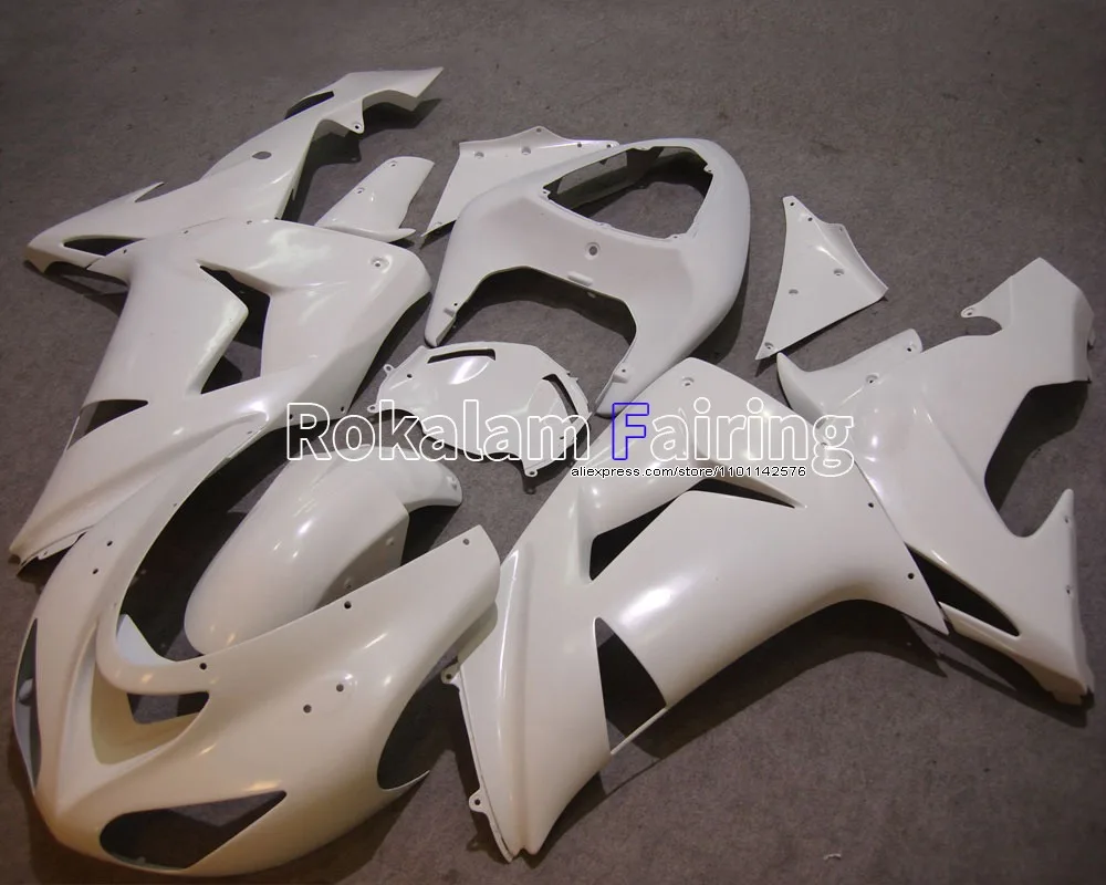 

Жемчужно-белые обтекатели для Kawasaki ZX10R NINJA 06 07 ZX-10R Cowling 2006 2007 ZX 10R, комплект мотоцикла (литье под давлением)