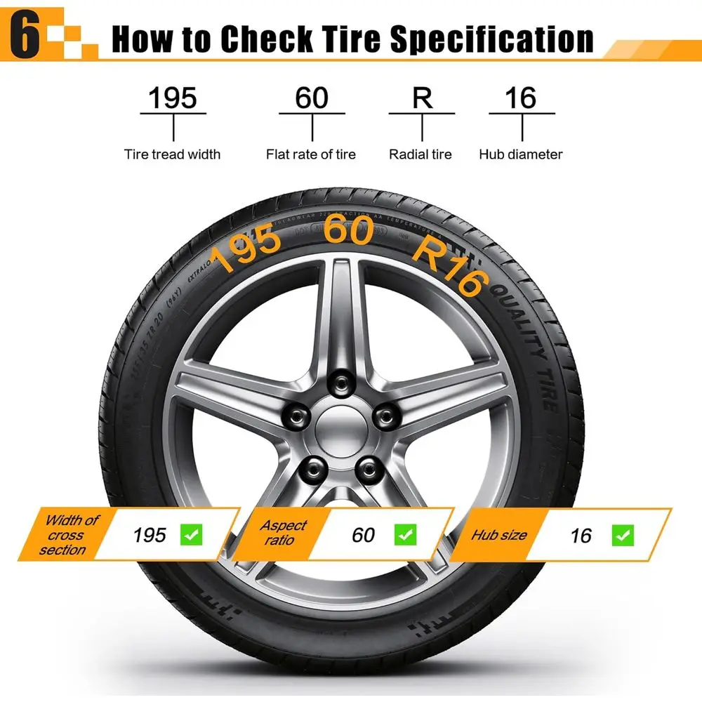 Snow Chains, Thickened and Wear-Resistant High Carbon Steel Anti Slip Tire Chain for Light Truck, Pickups, and SUVs, Set of 2 (2