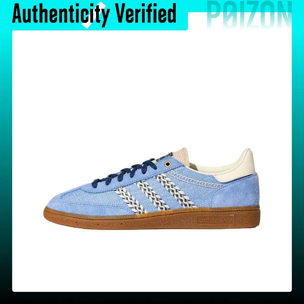 Adidas Originals HANDBALL SPEZIAL Fabric Low top German Army Trainers Unisex Blue KH5905