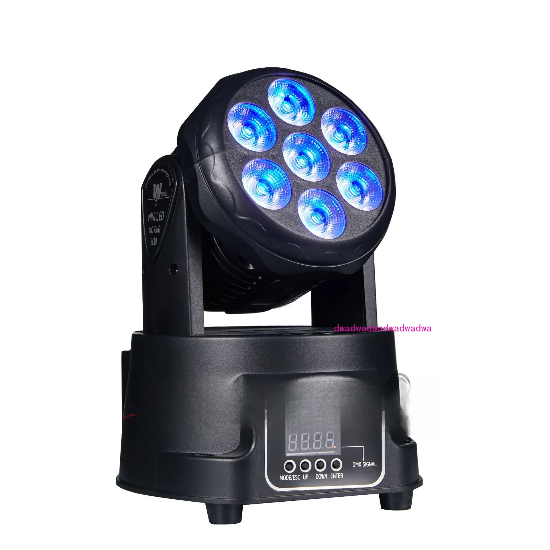 

7 10W moving head lights RGBW four-in-one voice-activated stage lights dyeing lights wedding lamps
