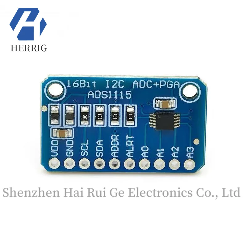 1PCS/LOT ADS1115 ultra-small 16-bit precision analog-to-digital converter ADC development board module 4-channel off-stock