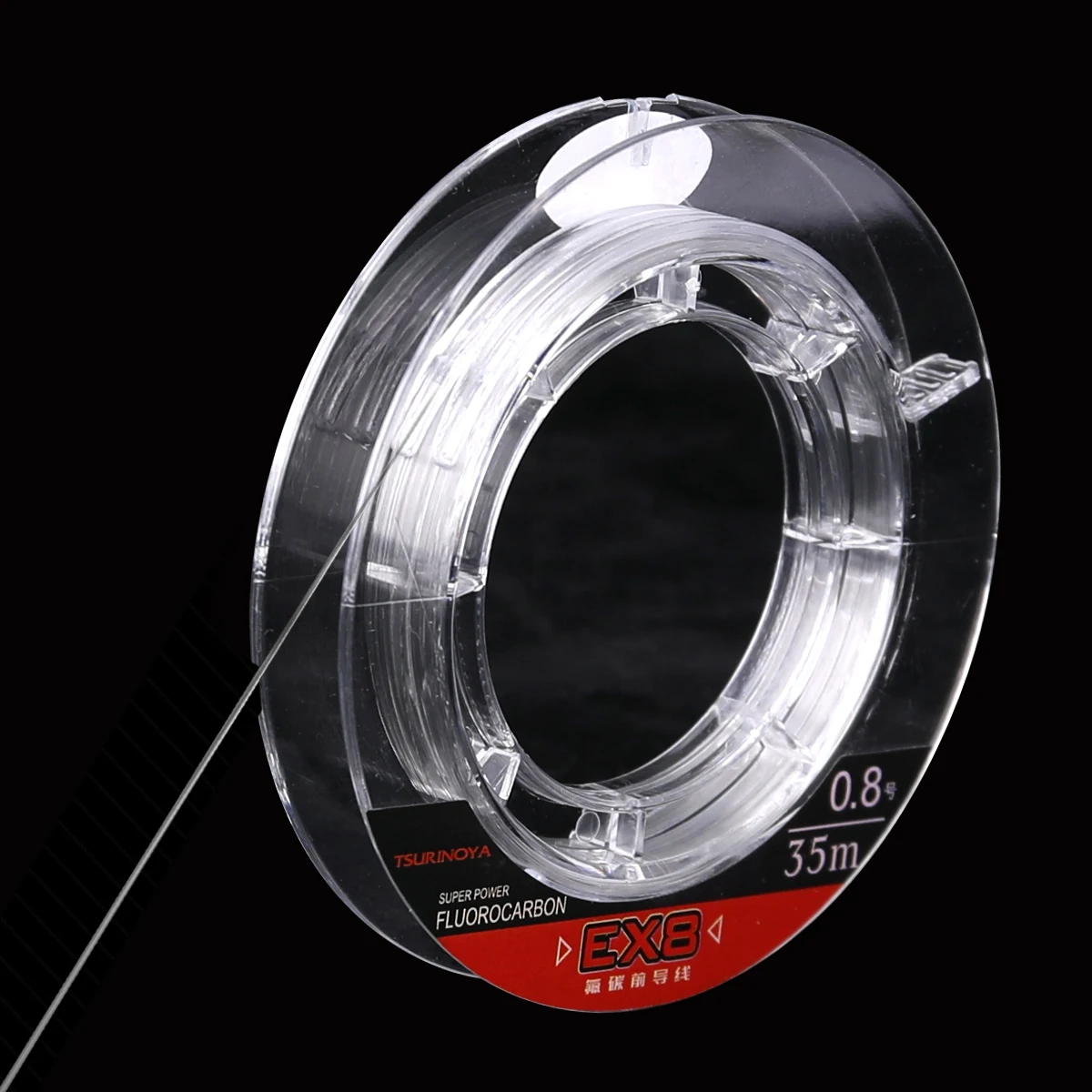 Líder fluorocarbono Tsurinoya EX8 – Alta resistencia para carpa