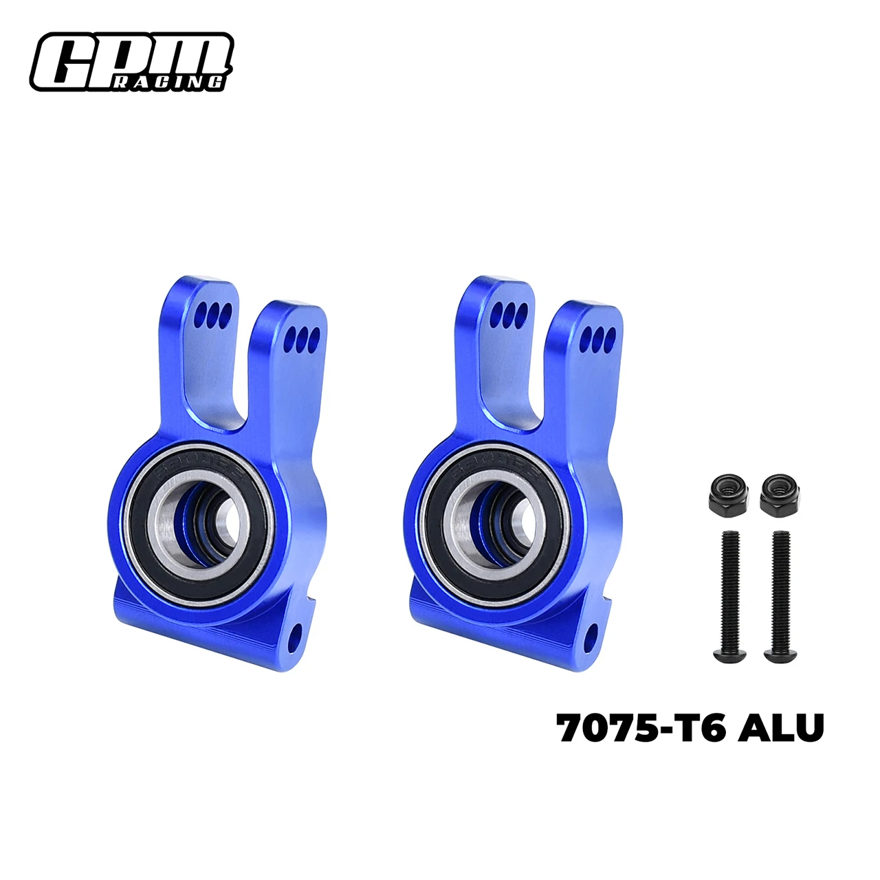 GPM LOSI 1/10 레이저너트 테나시티 울트라 4 LOS03028 알루미늄 7075 리어 허브 세트 대형 베어링용