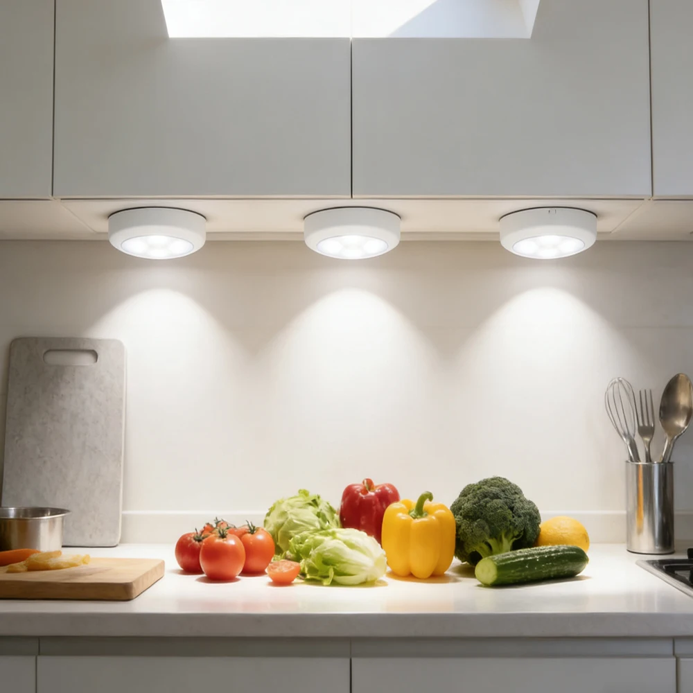 

Беспроводной ночник с датчиком движения PIR, светодиодный ночник на батарейках для общежития, спальни, гардероба, лестницы, шкафа