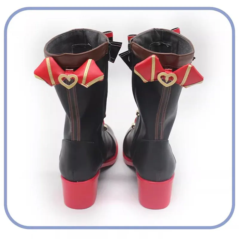 PJSK Azusawa Kohane Cosplay Shoes Project Sekai Vivid BAD SQUAD Valentine's Day Boots Colorful Stage! Kohane's Leather Shoes