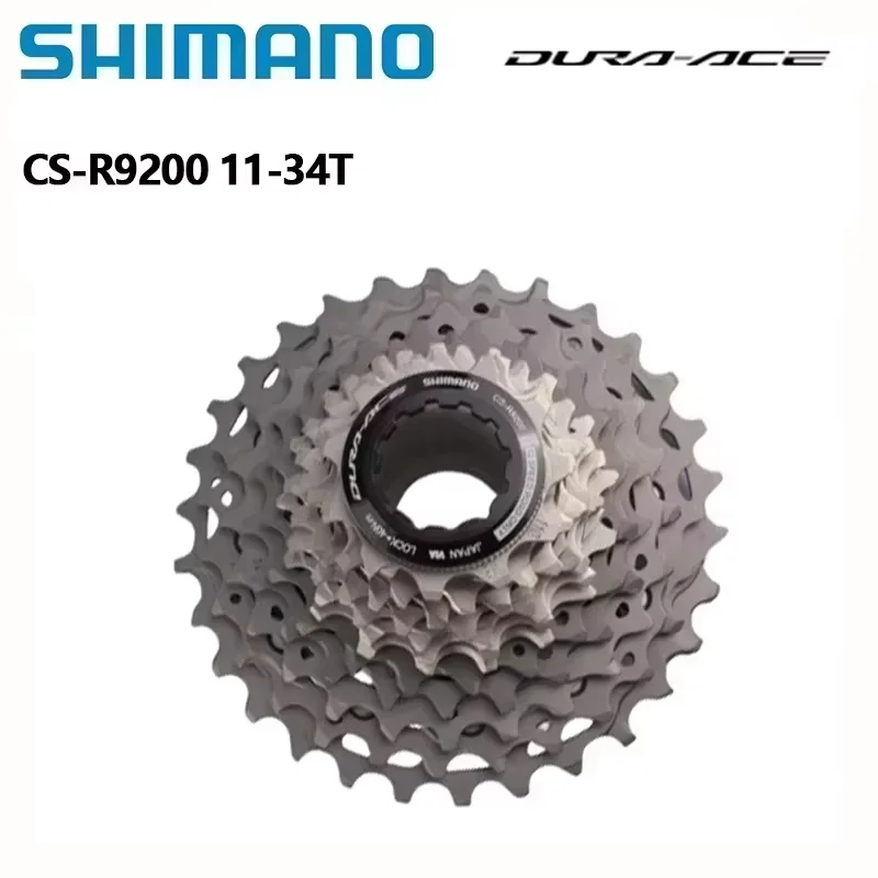 SHIMANO-Cassette DURA ACE CS R9200, 11-30T, 11-34T, 12 velocidades