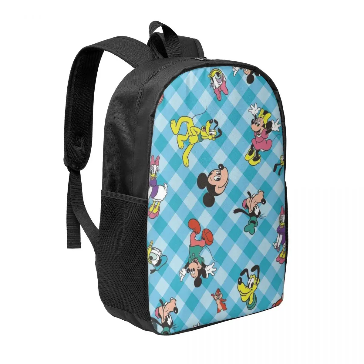 Mochila para estudiantes Disney Mickey Mouse de 17 pulgadas: mochila cómoda y práctica para uso diario, escuela y viajes