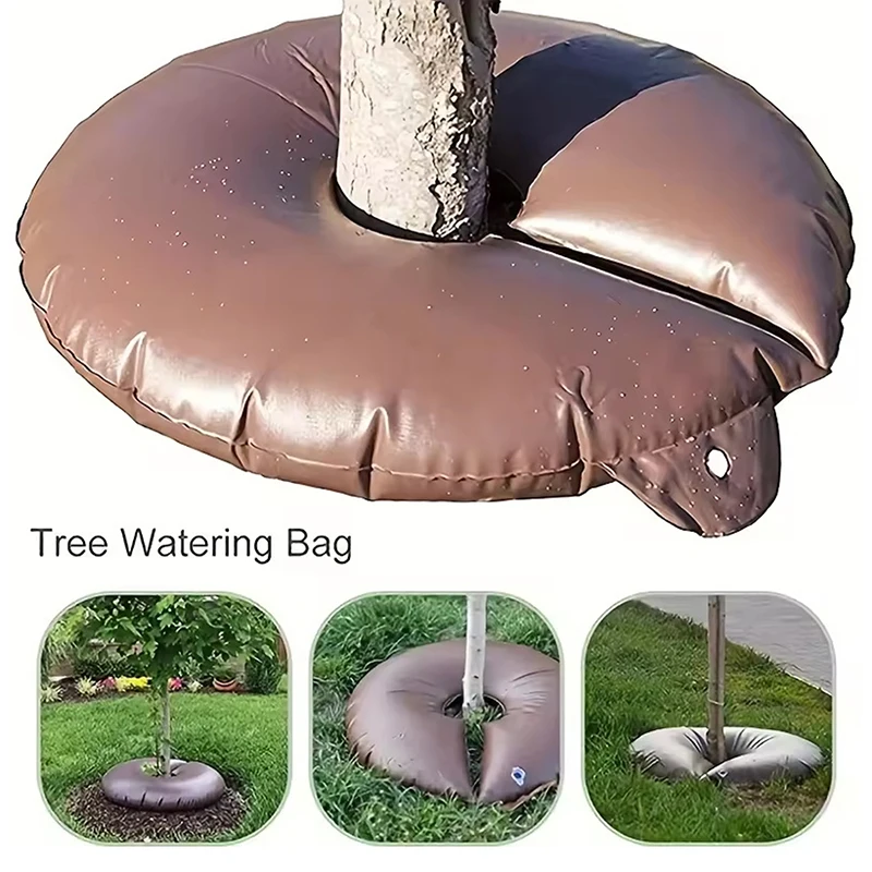 

10/15/25 Gallons Tree Watering Bag Slow-Release Drip Rings Anti-UV Thicken Automatic Irrigation System For Trees Shrubs