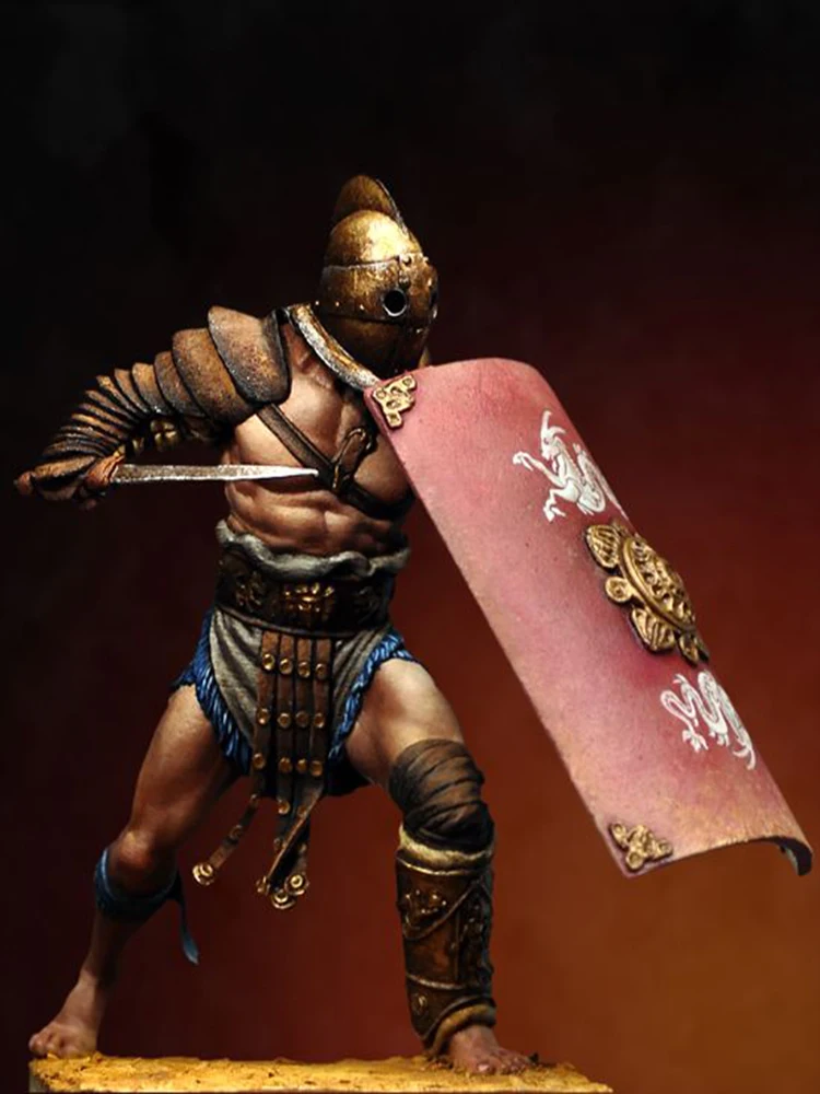 

New Unassembled 1/24 75MM ancient man Templar with base 75MM Resin Figure Unpainted Model Kit