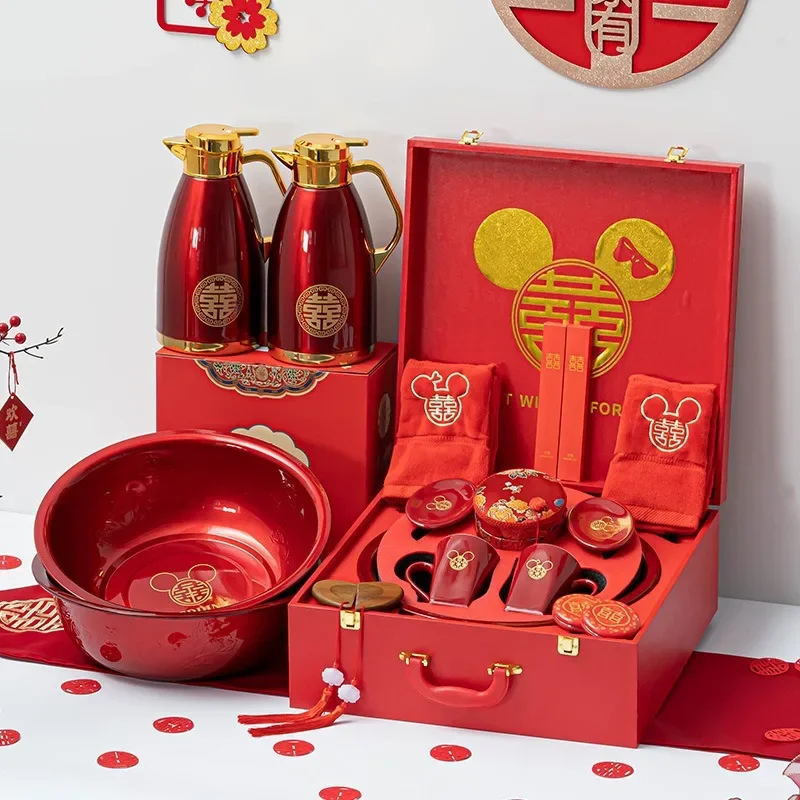 toiletries gift box woman dowry bride home dowry wedding set premium wooden box