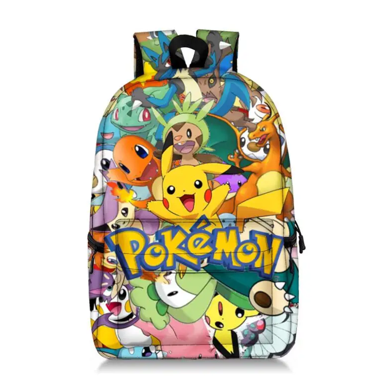 Pokemon Plecaki dla dzieci Pikachu Figurki anime Torby szkolne dla dzieci Torba do przechowywania Dziewczynki Chłopcy Prezenty urodzinowe