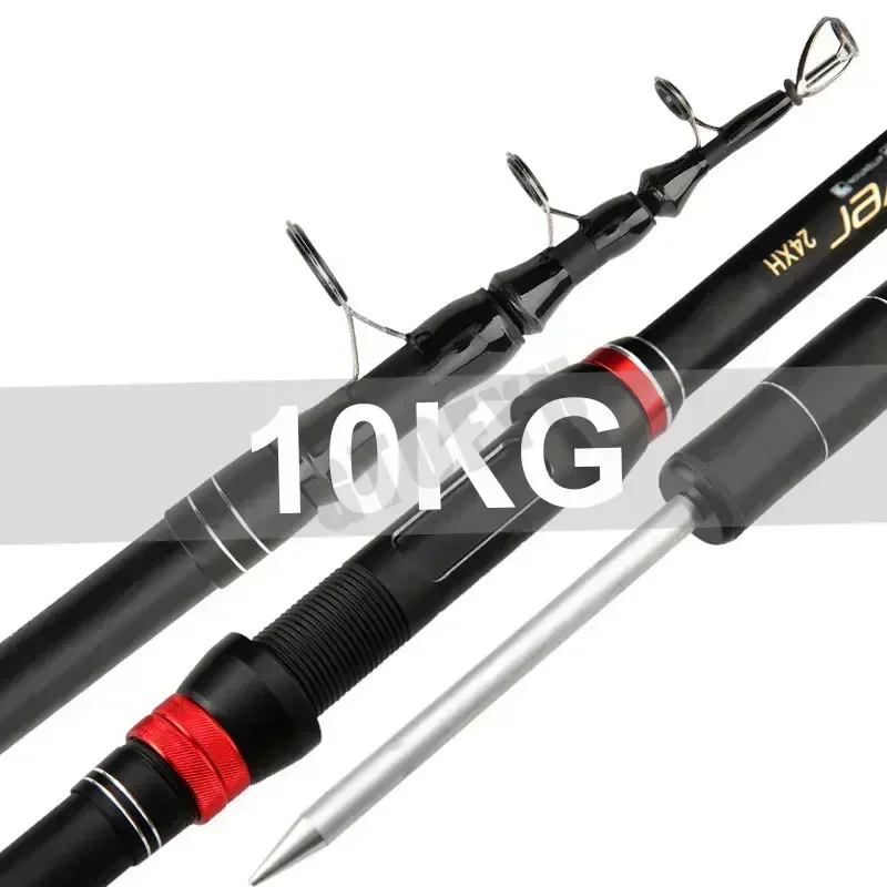 2023 Superhard Telescopic Spinning Fishing Rods 1.8M-3.6M Ultra-Light Long Shot Sea Pole Long-Range High Quality Throwing Rod