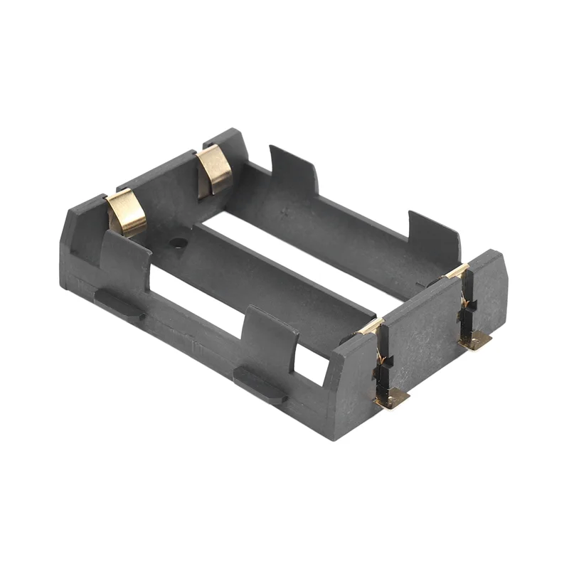 

Y51A-15Pcs/Lot 2 X 26650 Battery Holder SMD With Bronze Pins 26650 Battery Storage Box TBH-26650-2C-SMT