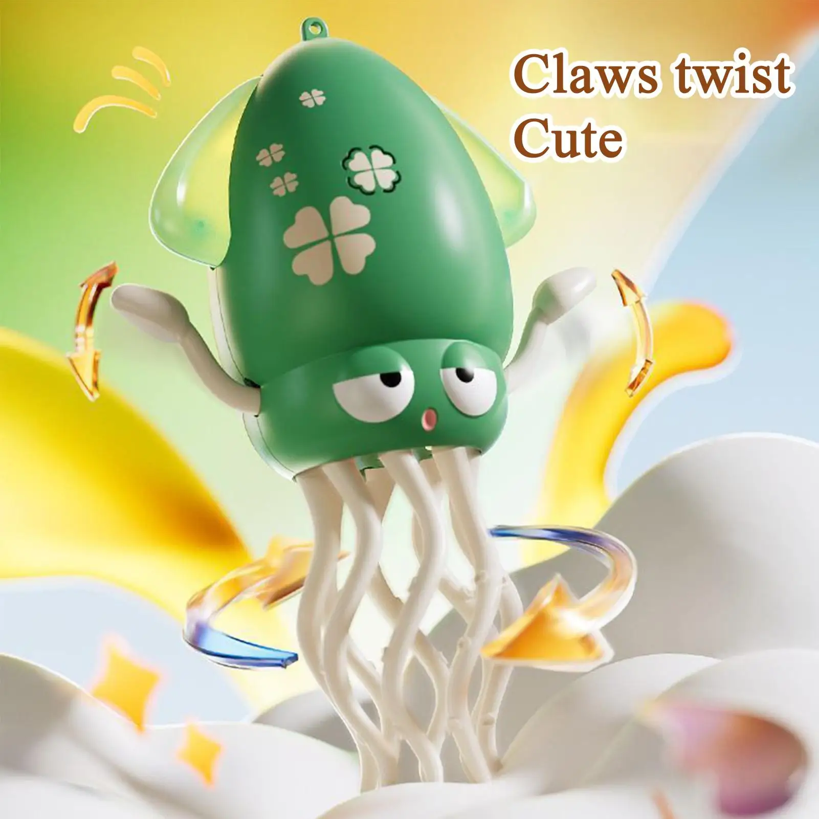 Kruipende Octopus Babyspeelgoed Actie Octopus voor kinderen Draagbaar educatief elektrisch dierenspeelgoed voor kleuterschoolreizen binnenshuis