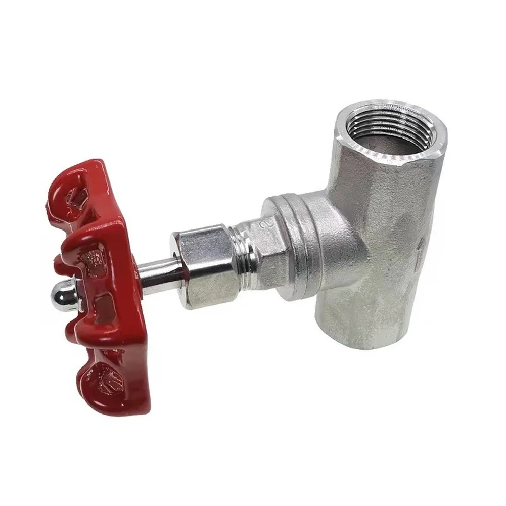 Stainless Steel 2 Inch Gate Valve with Female Thread for Vacuum and Low Pressure Systems Manual Handwheel Operated Flow Control